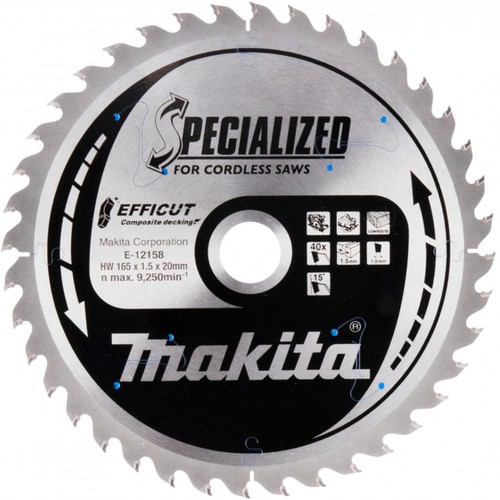 Makita E-12158 brzeszczot Efficut 165x20 =new E-12223