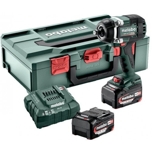 Metabo SSW 18 LTX 800 BL Akumulatorowy klucz udarowy (18 V/2x5,2Ah) metaBOX 602403650