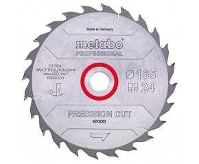 Metabo "Precision cut wood - P" Tarcza tnąca 160X20, Z24 WZ 20° 628031000