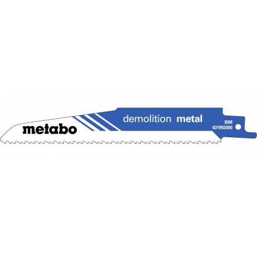 Metabo „Demolition metal" 5 Brzeszczotów szablastych 50 x 1,6 mm 631992000