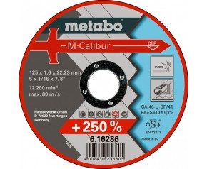 Metabo M-Calibur Tarcza tnąca 125 x 1,6 x 22,23 Inox, TF 41 616286000