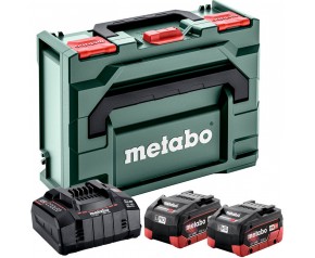 Metabo Zestaw Basic 2x LiHD 10 Ah + ASC 145 + Metabox 685142000