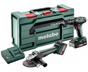 Metabo Combo Set 2.4.4 18V (602245560+602247850+18V/1x2,0Ah+18V/1x4,0Ah) MetaBox 685205500