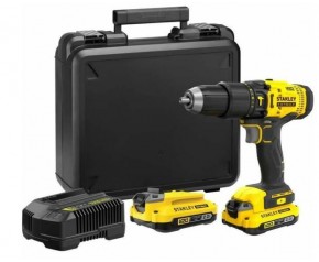 Stanley SFMCD711D22 FatMax V20 Wiertarko-wkrętarka udarowa (50Nm/18V/2x2,0Ah), walizka