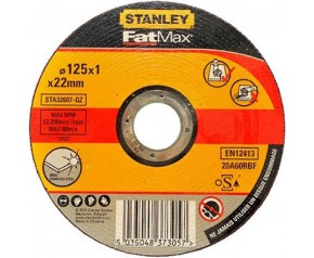 Stanley STA32607-QZ Tarcza do cięcia stali nierdzewnej 125 x 1,0 x 22,2 mm