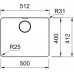 Franke MYX 210-50 Évier, Inox 127.0626.415