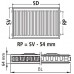 Kermi Therm-x2 Profil-K Grzejnik kompaktowy 12 600 / 1800 FK0120618