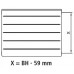 Kermi Therm X2 LINE-K Grzejnik kompaktowy 12 405 x 1105 PLK120401101N1K