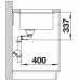 BLANCO SUBLINE 480/320-U Silgranit PuraDur Czarny, lewa, InFino 525993