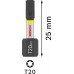 BOSCH Bit PRO Torx Impact, T20, 25 mm, z okienkiem, 10 × 25 szt. 2607002805