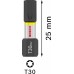 BOSCH Bit PRO Torx Impact, T30, 25 mm, z okienkiem, 10 × 25 szt. 2607002807