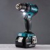 Makita DDF485RF3J Wiertarko-wkrętarka akumulatorowa Li-ion LXT, 3x 18V/3,0 Ah, Makpac