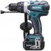 Makita DHP458RTJ Akum. Wiertarko-wkrętarka udarowa Li-ion, LXT, 18V, 2 x 5,0 Ah, Makpac